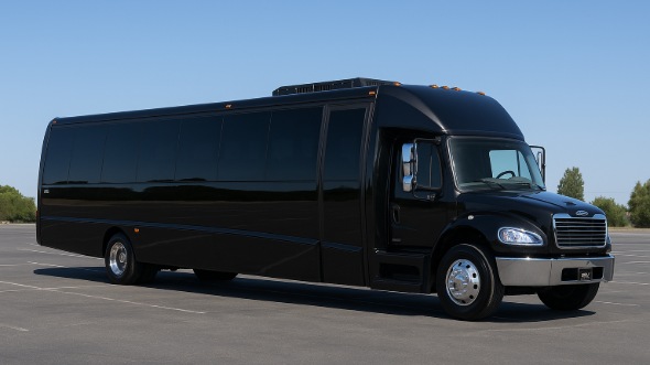 Exterior of Charter Bus Company Bristol's 30 Passenger Minibus in Bristol