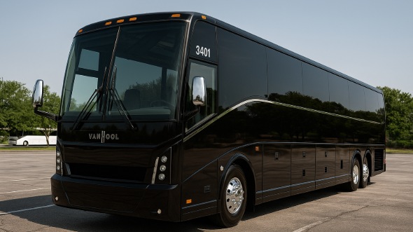 Exterior of Charter Bus Company Hartford's 54 Passenger Charter Bus in Hartford