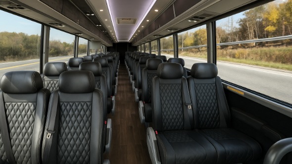 bristol 20 passenger minibus inside
