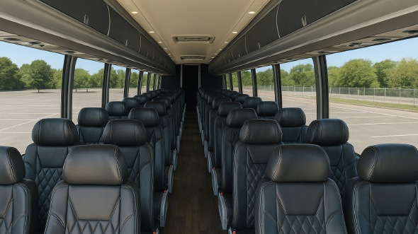 bristol 50 passenger charter bus interior